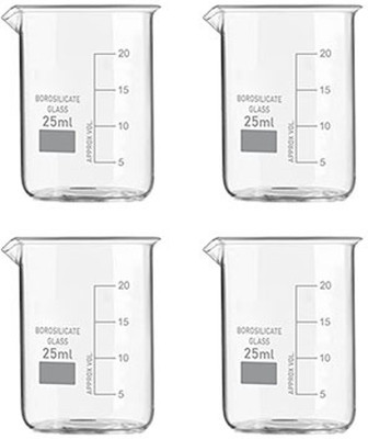 Pushpa 100 ml Measuring Beaker(Pack of 4)