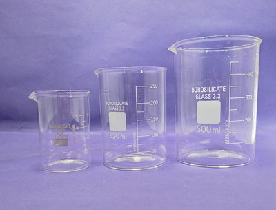 moolenterprises 500.25 ml Measuring Beaker(Pack of 3)