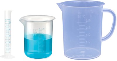 Bello 350 ml Flat Beaker(Pack of 3)