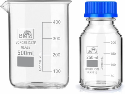 Bello 750 ml Flat Beaker(Pack of 2)