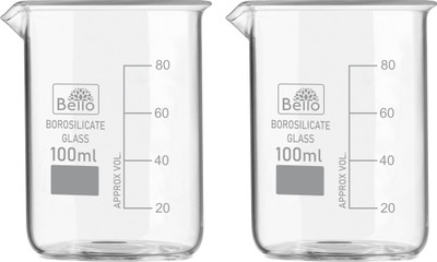 Bello 100 ml Measuring Beaker(Pack of 2)