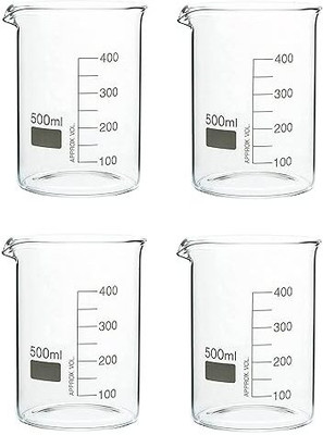 VVS 500 ml Measuring Beaker(Pack of 4)