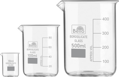 Bello 500 ml Measuring Beaker(Pack of 3)