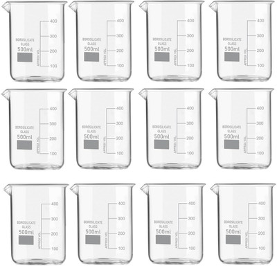 Rawal 500 ml Measuring Beaker(Pack of 12)
