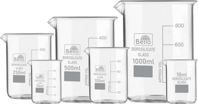 Bello 1000 ml Measuring Beaker(Pack of 6)