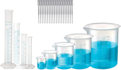 Z GLASS 1000 ml Flat Beaker(Pack of 20)