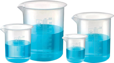 Pushpa 100 ml Measuring Beaker(Pack of 4)