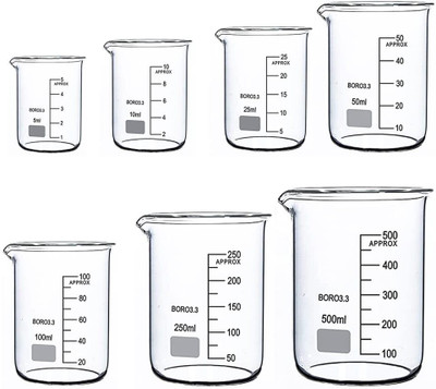 SBT 500 ml Measuring Beaker(Pack of 7)