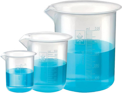 Pushpa 100 ml Measuring Beaker(Pack of 3)