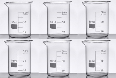 Z GLASS 300 ml Measuring Beaker(Pack of 6)