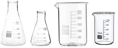 Z GLASS 250 ml Measuring Beaker(Pack of 4)
