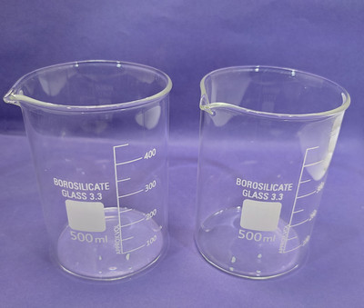 moolenterprises 500 ml Measuring Beaker(Pack of 2)