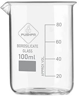 Pushpa 100 ml Measuring Beaker(Pack of 1)