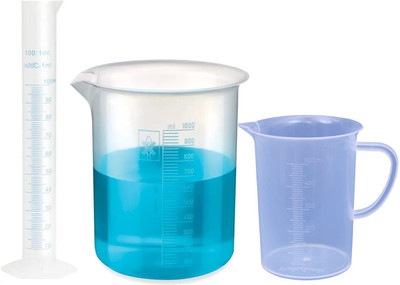 Bello 1600 ml Flat Beaker(Pack of 3)