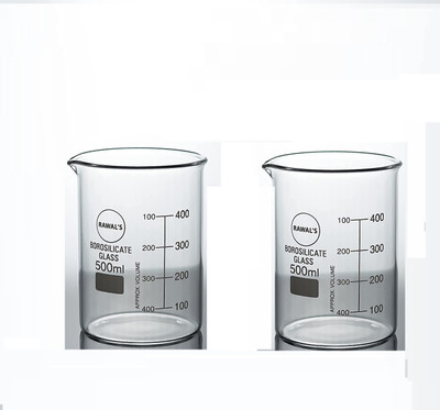Rawal 500 ml Measuring Beaker(Pack of 2)
