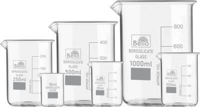 Bello 500 ml Measuring Beaker(Pack of 6)