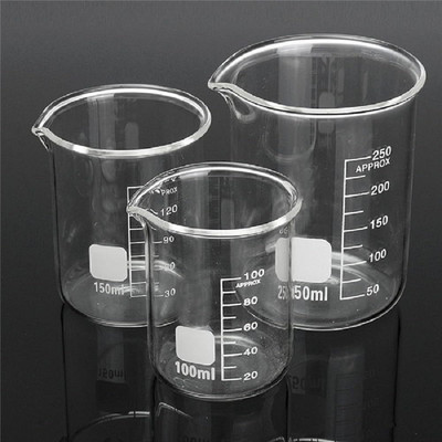 SATMED 50 ml Low Form Beaker(Pack of 10)
