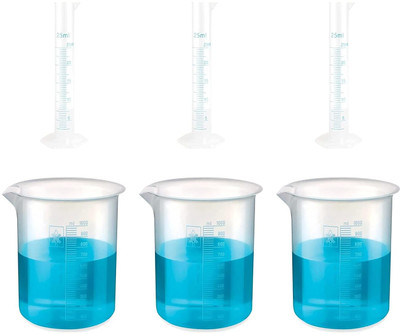 Salco 1000 ml Measuring Beaker(Pack of 6)
