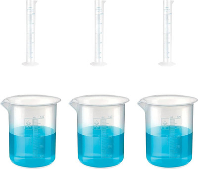 Salco 500 ml Measuring Beaker(Pack of 3)