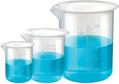 Pushpa 50 ml Measuring Beaker(Pack of 3)