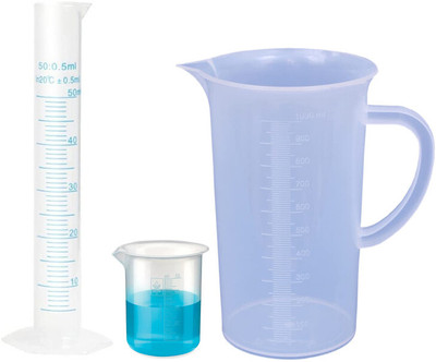 Bello 1100 ml Flat Beaker(Pack of 3)