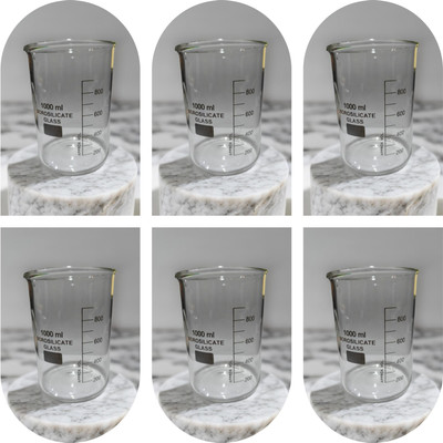 SCIENTICOHOUSE 1000 ml Low Form Beaker