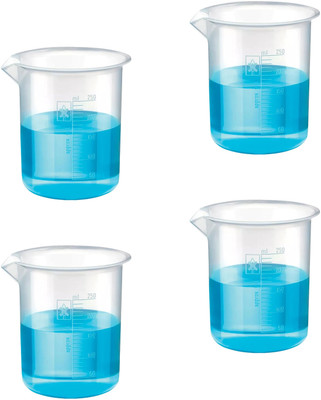Pushpa 250 ml Measuring Beaker(Pack of 4)