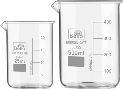 Bello 500 ml Measuring Beaker(Pack of 2)