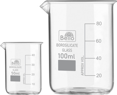 Bello 100 ml Measuring Beaker(Pack of 2)
