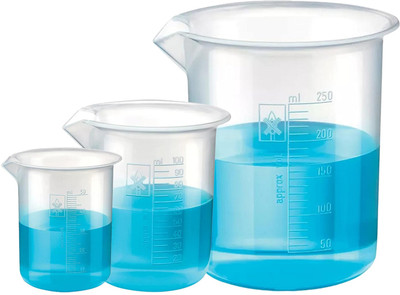 Pushpa 50 ml Measuring Beaker(Pack of 3)