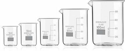 VVS 190 ml Measuring Beaker(Pack of 5)