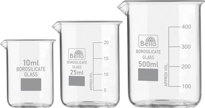 Bello 500 ml Measuring Beaker(Pack of 3)