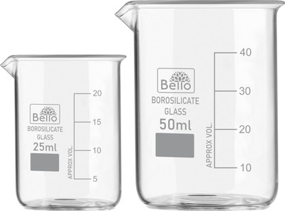 Bello 50 ml Measuring Beaker(Pack of 2)