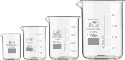 Bello 1000 ml Measuring Beaker(Pack of 4)