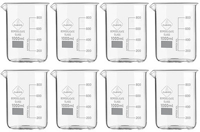 Pushpa 8000 ml Measuring Beaker(Pack of 8)