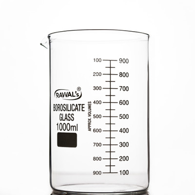 RAWAL'S 1000 ml Low Form Beaker(Pack of 1)