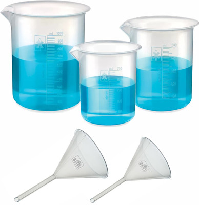 Bello 1750 ml Flat Beaker(Pack of 5)
