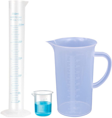 Bello 1275 ml Flat Beaker(Pack of 3)