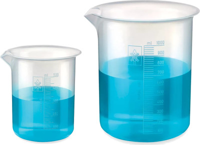 Bello 1000 ml Measuring Beaker(Pack of 2)