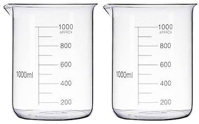 VVS 2000 ml Measuring Beaker(Pack of 2)