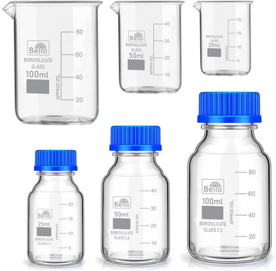 Bello 250 ml Flat Beaker(Pack of 6)