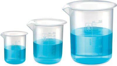 Bello 250 ml Measuring Beaker(Pack of 3)