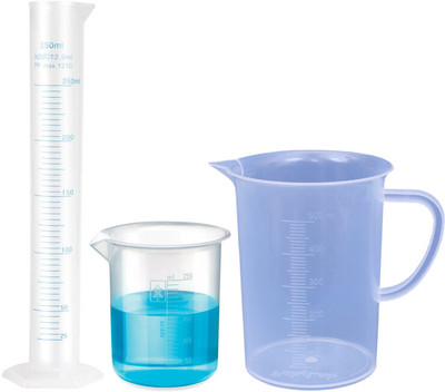 Bello 1000 ml Flat Beaker(Pack of 3)