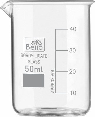 Bello 50 ml Measuring Beaker(Pack of 1)