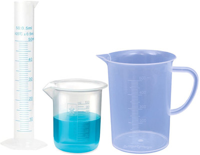 Bello 650 ml Flat Beaker(Pack of 3)