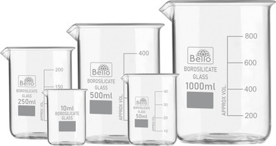 Bello 1000 ml Measuring Beaker(Pack of 5)