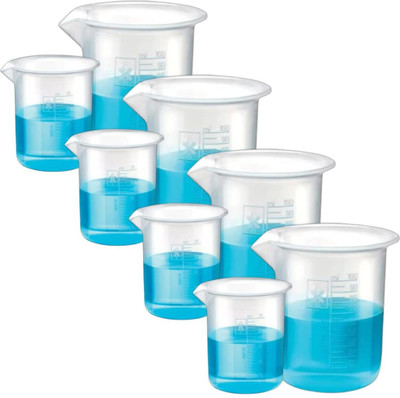 Spylx 100 ml Measuring Beaker(Pack of 8)
