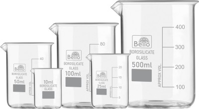 Bello 500 ml Measuring Beaker(Pack of 5)