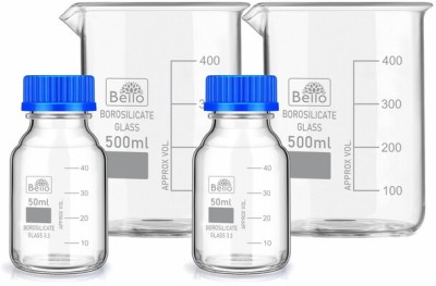 Bello 1100 ml Flat Beaker(Pack of 4)
