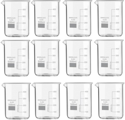 Rawal 500 ml Measuring Beaker(Pack of 12)